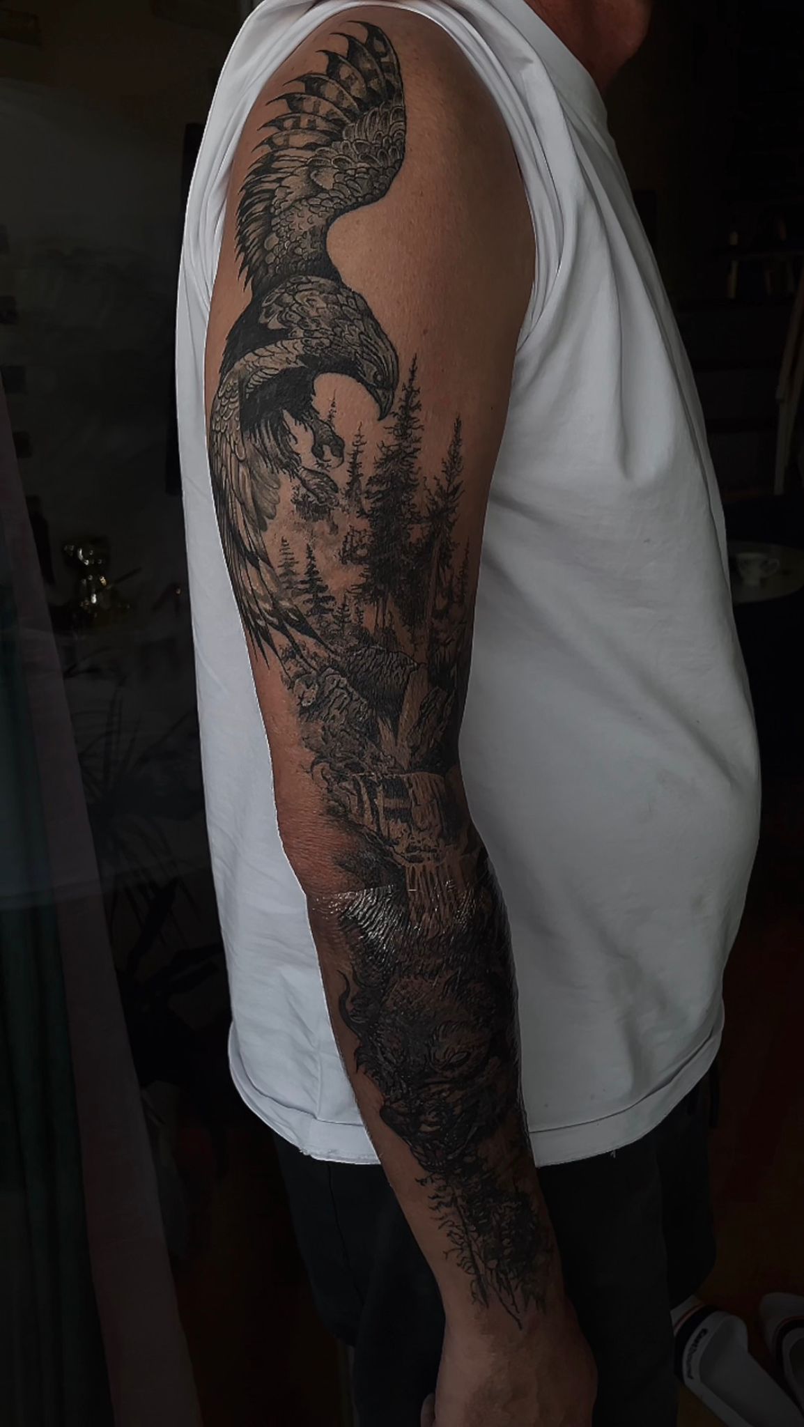 Realistični portret — tetovaža u realizam stilu, Tattoo Studio IMP Beograd